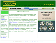 Tablet Screenshot of byggigen.se